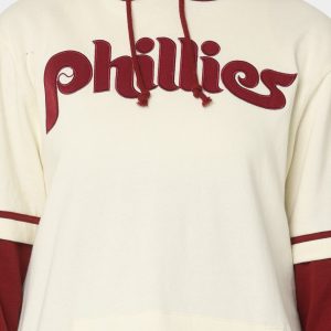 47 Brand Philadelphia Phillies Shortstop Hoodie Cream