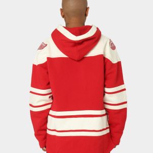 47 Brand Red Wings Superior Lacer Hood Red